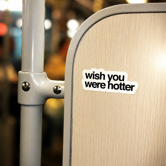 “WISH YOU WERE HOTTER“ x2